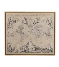 Myth World Framed Linen Wall Art 90X120Cm