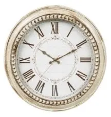Wall Clock Beige Old 45 Cm