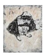 Fossil Fish Oil Painting 100X100Cm