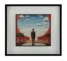 Verto Framed Glass Artwork 60X60 Cm