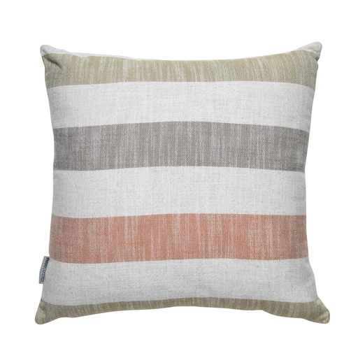 [Home Textile - Decorative Pillow & Cushion - Decorative Pillows / 1241519001 / 45*45*1] Alba Bold Striped Decorative Pillow Org-Green 45X4