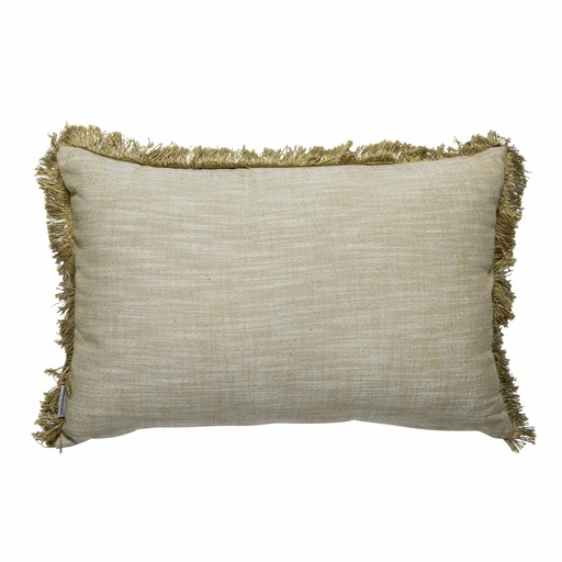 [Home Textile - Decorative Pillow & Cushion - Decorative Pillows / 1241521001 / 40*60*1] Alba Decorative Pillow Fringed Green 40X60