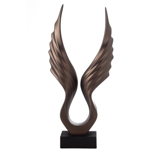 [Decorative - Vase Statuette Group - Statuette / 1238521001 / 6,5*19*42] Anael Object Bronze 42X19Cm