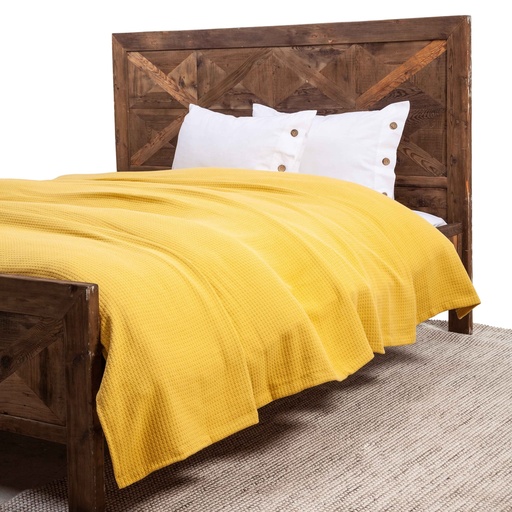 [Home Textile - Bed Linen - Bedspreads / 1238067001 / 220*240*1] Andy Bedspread Mustard 220X240