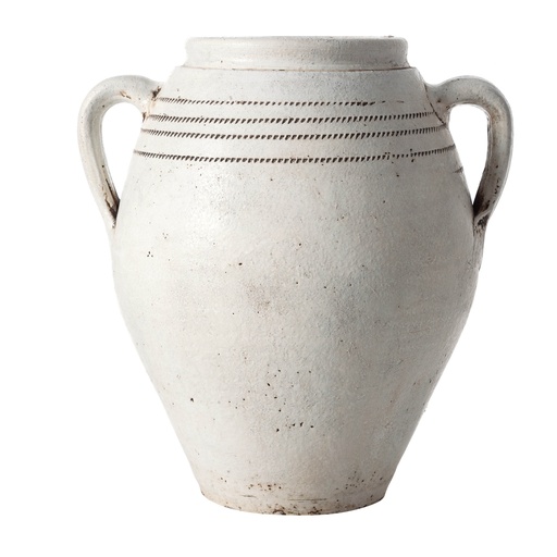[Decorative - Vase Statuette Group - Decorative Vase / 1238936001 / 28*28*32] Antico Beige Vase 28X29-32Cm