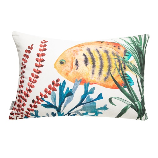 [Home Textile - Decorative Pillow & Cushion - Decorative Pillows / 1241219001 / 40*60*1] Aqua Big Fish Decorative Pillow 40X60