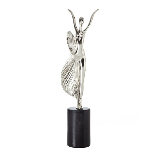 [Decorative - Vase Statuette Group - Statuette / 1241695001 / 8*16*44] Ballerina Marble Base Object 8X16X44Cm