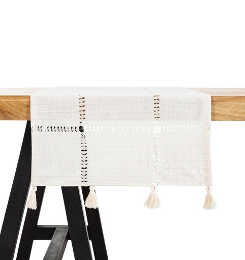 [Home Textile - Linen - Table Cloths & Runners / 1229646001 / 50*130*1] Belo Runner Ecru 50X130