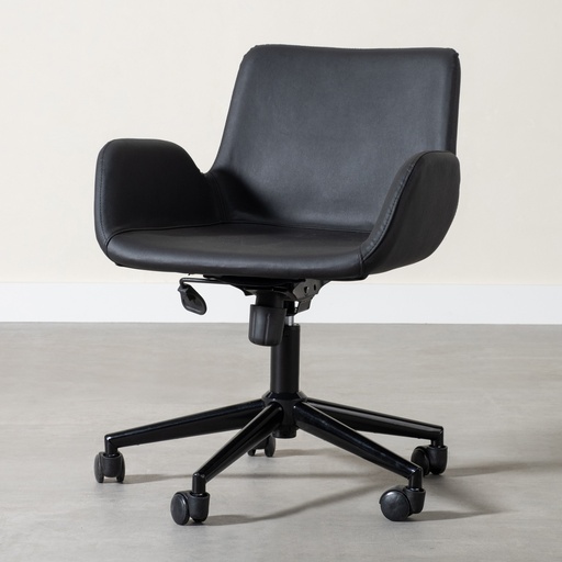 [Wood - Office Group - Office Chair / 1209704001 / 46*42*84] Berkeley Office Chair Black