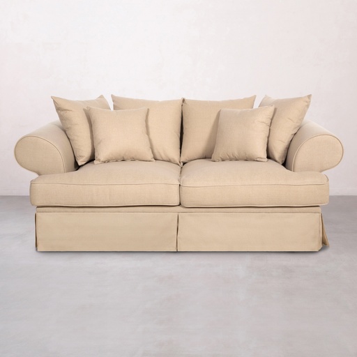 [Sofa - Couch - Sofa / 1202772001 / 200*100*90] Birmingham 2-Seat Sofa Ecru