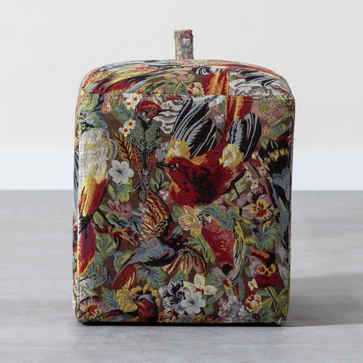 [Sofa - Puff - Puff / 1200342001 / 44*40*45] Bomma Puff Bird Patterned