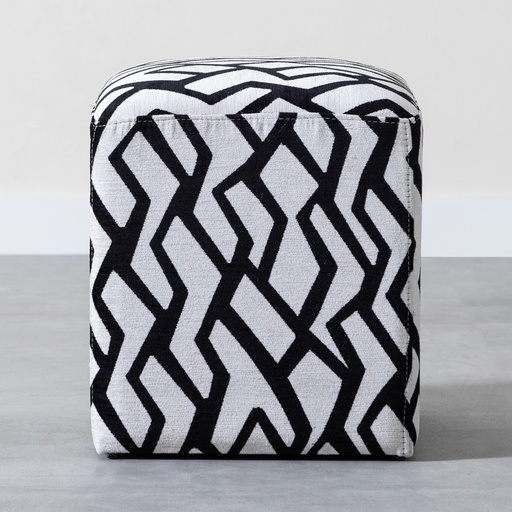 [Sofa - Puff - Puff / 1197920001 / 44*40*45] Bomma Puff Striped Patterned