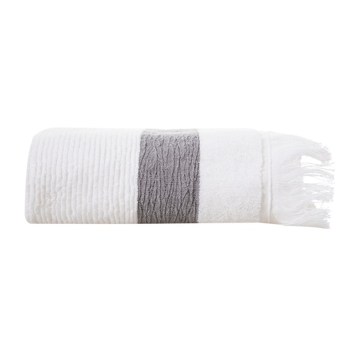 [Home Textile - Bath Textile - Towel / 1237876001 / 50*80*1] Borla White Towel 50X80Cm