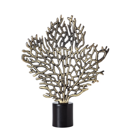[Decorative - Vase Statuette Group - Statuette / 1241704001 / 10*32*35] Buriti Marble Pedestal Object 35X32X10Cm