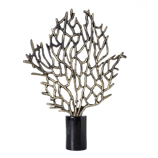 [Decorative - Vase Statuette Group - Statuette / 1241703001 / 10*37*40] Buriti Marble Pedestal Object 40X37X10Cm