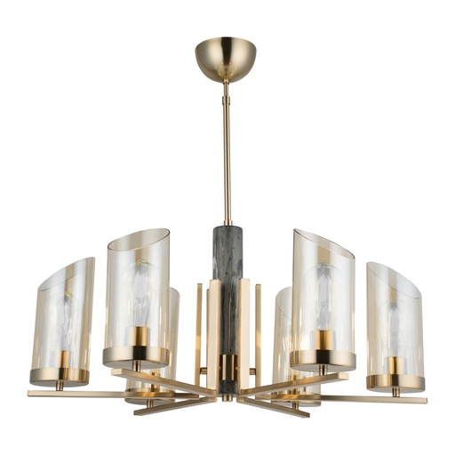 [Lighting - Ceiling Lamps - Chandelier / 1243195001 / 70*70*63] Caprera 6 Chandelier