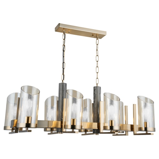 [Lighting - Ceiling Lamps - Chandelier / 1243196001 / 88*47*45] Caprera 8 Desktop Chandelier