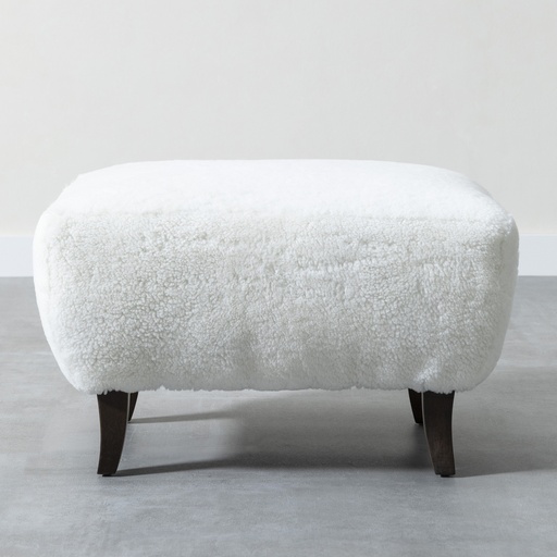 [Sofa - Puff - Puff / 1215112001 / 65*50*38] Casares Furry Puff White