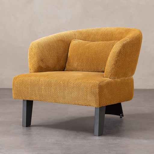 [Sofa - Bergere - Bergere / 1233623001 / 82*85*70] Ciego Bergere Mustard