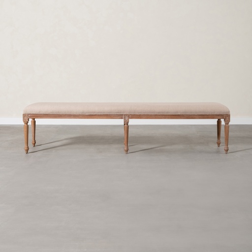 [Wood - Dining Room Group - Bank , Stool / 1177284001 / 42*45*200] Darlington Bench Ecru Large