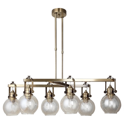 [Lighting - Ceiling Lamps - Chandelier / 1226386001 / 36*85*85] Defni 6 Old Chandelier