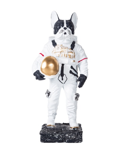 [Decorative - Vase Statuette Group - Statuette / 1231433001 / 17*13*40] Dog Spaceman Object 17X13X40Cm
