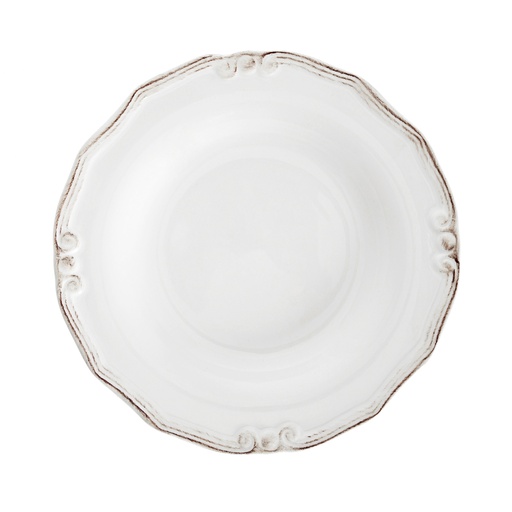 [Kitchen - Dinnerware - Plate / 1030346001 / 22*22*3,5] Ecru Soup Plate 22Cm