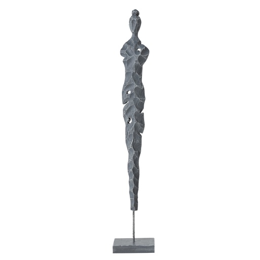 [Decorative - Vase Statuette Group - Statuette / 1244465001 / 1*1*75] Effi Object Anthracite 75 Cm