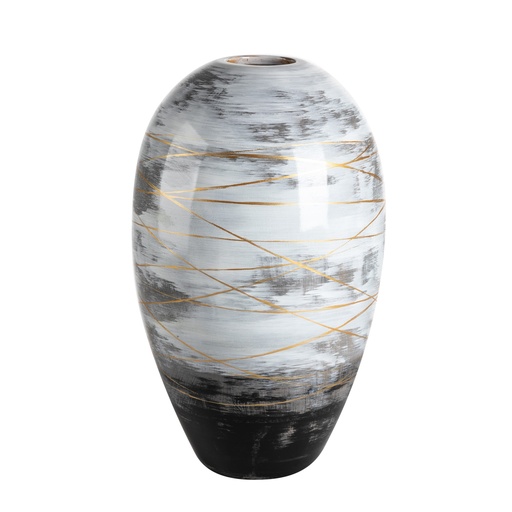 [Decorative - Vase Statuette Group - Decorative Vase / 1243694001 / 25*25*44] Eggshell Vase 25X25X44 Cm