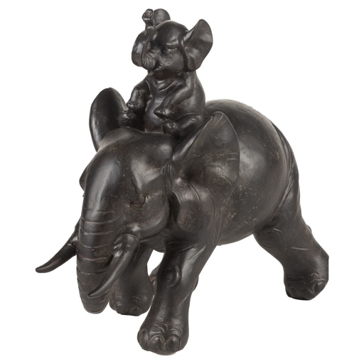 [Decorative - Vase Statuette Group - Statuette / 1219520001 / 10*23*24] Elephant Object 28 Cm