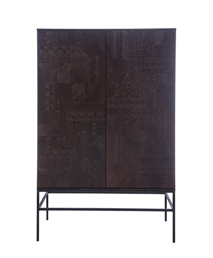 [Wood - Living Room - Cabinet , Buffet , Console , Library / 1225212001 / 47*91*138] Elona Cupboard