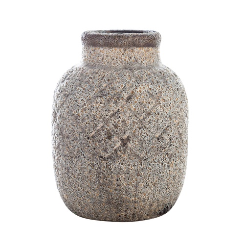 [Decorative - Vase Statuette Group - Decorative Vase / 1224116001 / 15*15*20] Ethnic Ceramic Vase 15X20 Cm