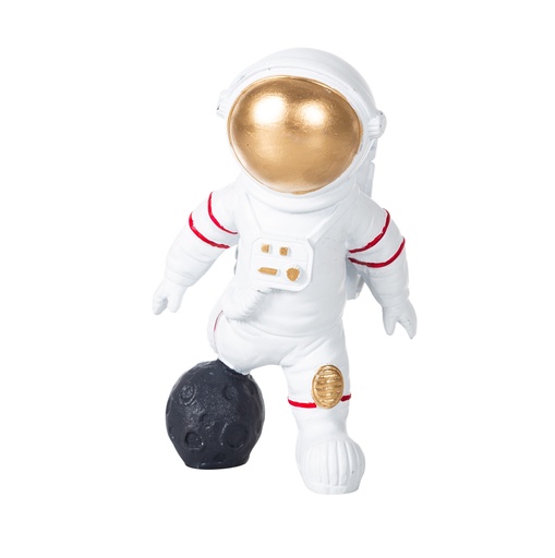 [Decorative - Vase Statuette Group - Statuette / 1231431001 / 9*8*15] Footballer Spaceman Object 9X8X15Cm