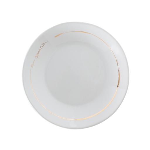 [Kitchen - Dinnerware - Plate / 1240613001 / 20*20*3] Glare Hallow Ware 20Cm