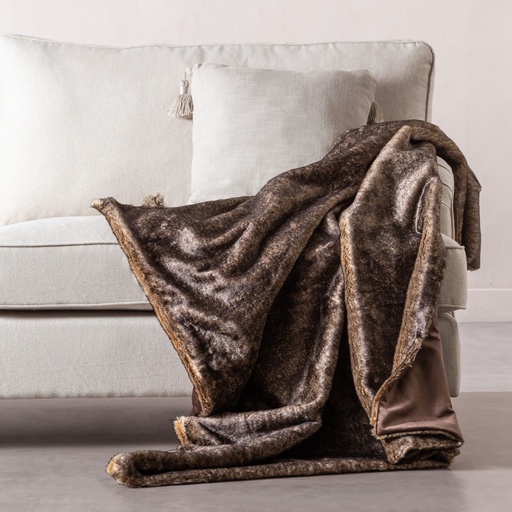 [Home Textile - Linen - Blankets / 1239607001 / 130*150*1] Gloria Throw Mink 130X150