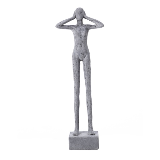 [Decorative - Vase Statuette Group - Statuette / 1235206001 / 18*11*50] Hear-No Object 18X11X50Cm