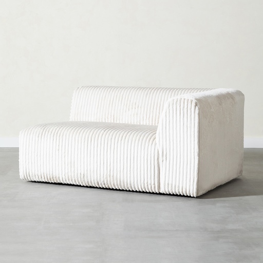 [Sofa - Corner Sofa - L Seating Set / 1244085001 / 135*99*65] Hera Left Module 140 Cm. White