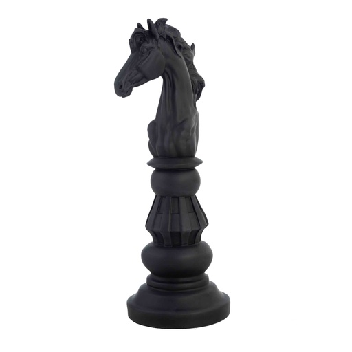 [Decorative - Vase Statuette Group - Statuette / 1235347001 / 12*12*33] Horse Black Object 13X12X33Cm