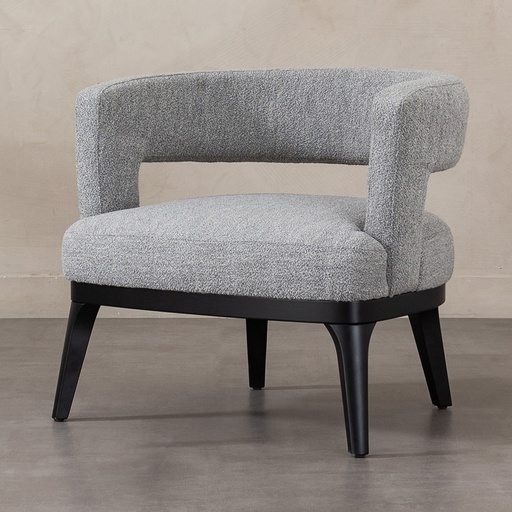 [Sofa - Bergere - Bergere / 1228283001 / 80*66*70] Icon Bergere Curly Light Gray