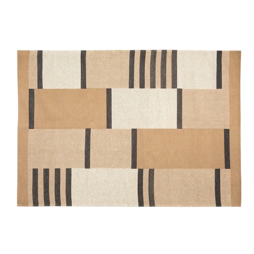 [Home Textile - Carpet - Rug - Carpets / 1242378001 / 160*230*1] Katerini Stripe Carpet Grey Beige 160X230Cm