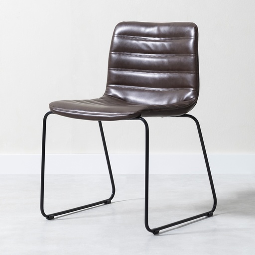 [Wood - Dining Room Group - Chair / 1209654001 / 46*43*78] Kelly Dining Chair Brown