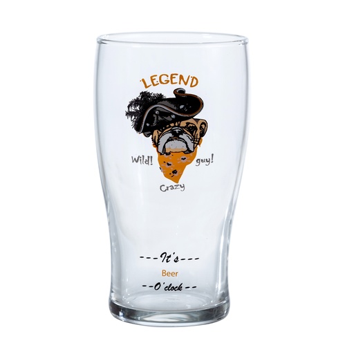 [Kitchen - Drinkware - Drinking Glasses / 1239969001 / 7,8*7,8*14,5] Legend Beer Glass 454Cc
