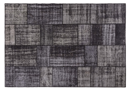 [Home Textile - Carpet - Rug - Carpets / 1192808001 / 170*240*1] Lima Patchwork Carpet Black 170X240