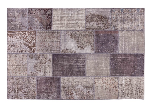 [Home Textile - Carpet - Rug - Carpets / 1200980001 / 200*300*1] Lima Patchwork Carpet Grey 200X300