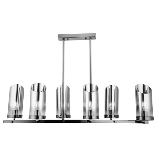 [Lighting - Ceiling Lamps - Chandelier / 1243305001 / 96*34*35] Lorena 6 Desktop Chandelier