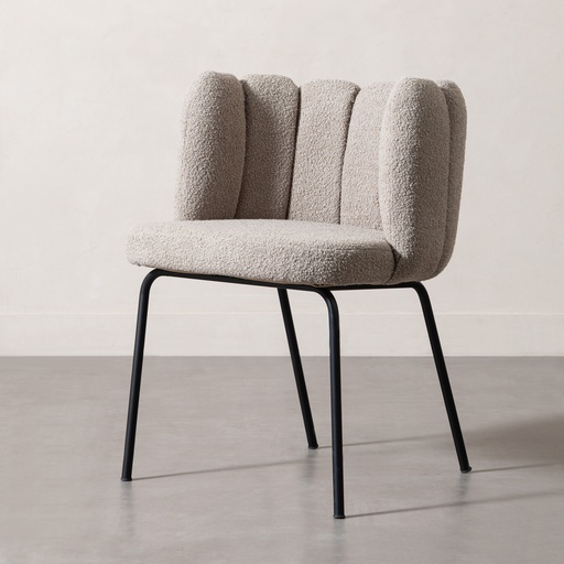 [Wood - Dining Room Group - Chair / 1243457001 / 62*56*78] Luna Dining Chair Beige