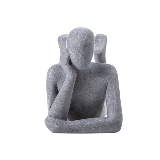 [Decorative - Vase Statuette Group - Statuette / 1208797001 / 31*14*19] Lying Man Object 31X14X19Cm