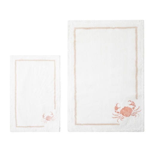 [Home Textile - Bath Textile - Doormat / 1242965001 / 60*90*1] Marine Crab Bathmat Set