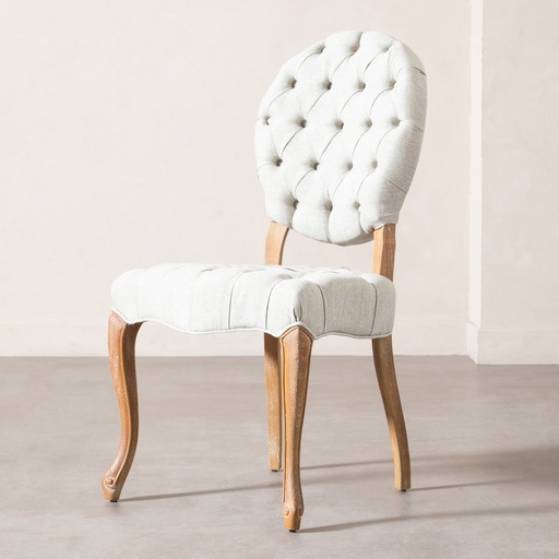 [Wood - Dining Room Group - Chair / 1212264001 / 53*51*101] Medallion Dining Chair New Beige