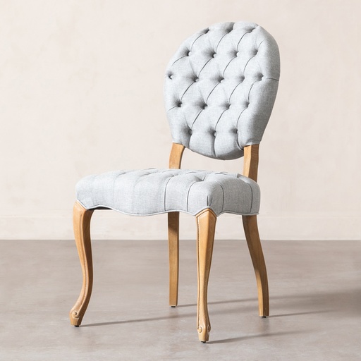 [Wood - Dining Room Group - Chair / 1212265001 / 53*51*101] Medallion Dining Chair New Grey